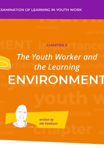 The Youth Worker and the Learning Environment kiadvány borítóképe